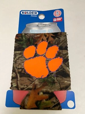 Clemson Tigers NCAA Kolder Camo Lata Plegable Koozie Viene en Juego de 2 Foto 1 de 2