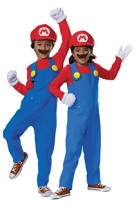 Brand New Super Mario Brothers Mario Elevated Child Costume - Image 1 of 2