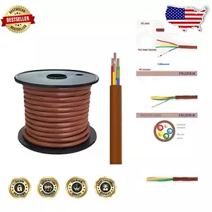Solid Copper 18 Gauge Thermostat Wire - CL2 Rated for Reliable Electrical Use - Picture 1 of 9