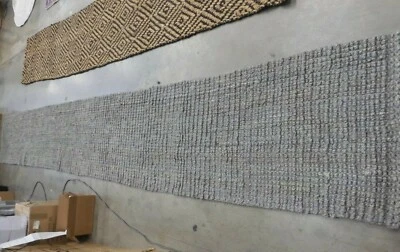 LIGHT GREY 2'-6" X 18' Loose Threads Runner Less Price 1172616985 NF447G-218 - Image 1 of 4