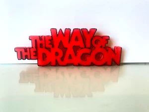 The Way of the Dragon Logo Bruce Lee Martial Arts Student Teacher Tang Legend - Picture 1 of 1
