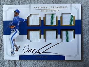 Dwight Gooden # SSS-DG - 2017 National Treasures - Six Swatch Signatures /25