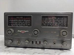 National NC-88 Receiver Scanner HAM Radio 1950s Vintage ~ POWERS ON - Zdjęcie 1 z 19