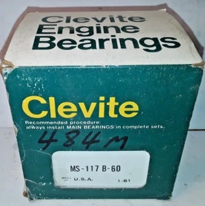 Main Bearing Set Chevrolet 1940 1941 1942 1946 1947 216 235 Clevite .060 USA - Bild 1 von 4