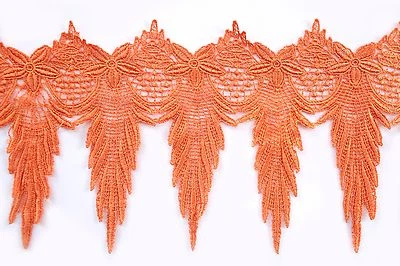 6" Verde Azul Negro Lila Turquesa Gris Marino Granate Dorado Venecia Guipur Encaje   Foto 1 de 4