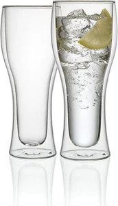 SCHOTT ZWIESEL 40cl 400ML XL Parete Doppia Vetro Regalo Scatola Oggetti di Festa - Foto 1 di 5