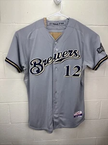 Milwaukee Brewers Martin Maldonado Game Used Worn Baseball Jersey 2013 48 Signed - Picture 1 of 20