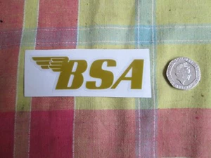 BSA winged motorcycle sticker - Picture 1 of 1