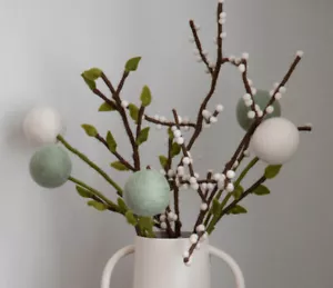 Filzblumen in XL - 1 Stück - Blumen aus Filz (Ø 7cm) handgemacht En Gry & Sif - Bild 1 von 14