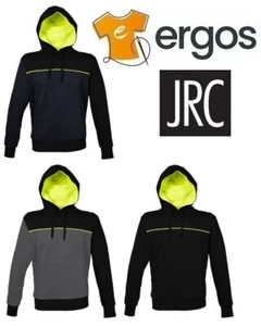 JRC Sweatshirt STAMFORD zweifarbig Baumwolle mit Kapuze gefüttert Fluo Sweatshirt Herren - Bild 1 von 7