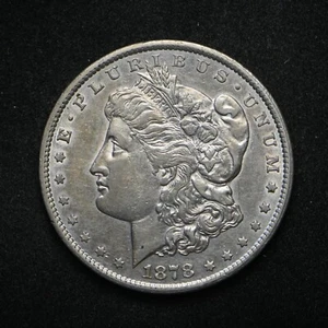 1878-CC Morgan Silver Dollar XF+ (cn14834) - Picture 1 of 2