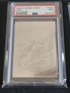 1992 DC COSMIC CARDS LOBO HOLOGRAM DCH7 PSA 9 MINT - Picture 1 of 2