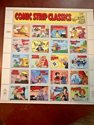 Scott #3000 Comic Strip Classics Sheet of 20 MNH - Image 1 of 3