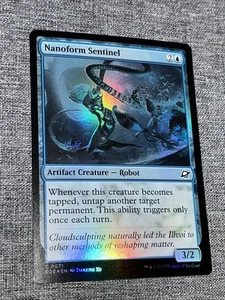 MTG Edge of Eternities FOIL C Nanoform Sentinel #0071 NM - Picture 1 of 2