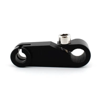 Brazo de palanca de cable de embrague negro para motocicleta de aluminio para Yamaha YFZ450R YFZ450X Foto 1 de 4