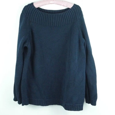 Lauren Ralph Lauren 2X Sweater Navy Blue Heavy Cotton Vintage 90s Preppy Capsule - Image 1 of 4