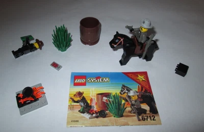LEGO Western Set #6712~SHERIFF'S SHOWDOWN~Parts 100% Complete~1996~Manual~NO BOX - Image 1 of 4