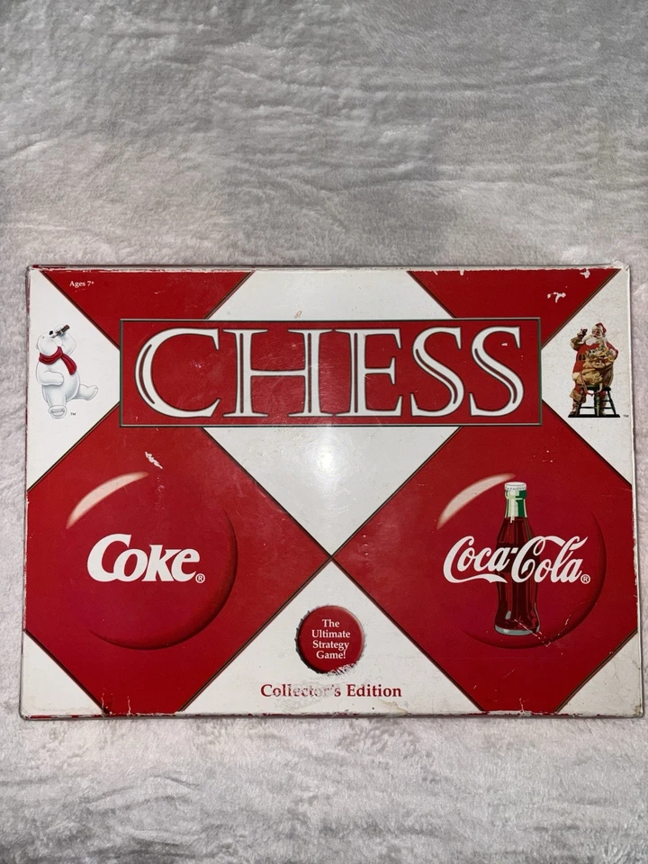 Vintage Limited Edition Coca Cola Chess Set NEVER USED - Image 1 of 4