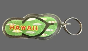 Vintage Hawaii Flip Flop Surf Boards Keychain Souvenir Sandal FOB - Picture 1 of 3