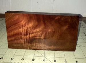 One Piece Hawaiian Milo Wood w/Comp Curl 7+" x 4" x 7/8" Wow! (#259) - Picture 1 of 7