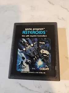 Asteroids ATARI 2600 Video Game Cartridge Only 1981 Cleaned - Tested See Photos - Picture 1 of 3