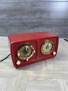 Partial Working Silvertone 8 Sears Tune Radio 5079 Telechron As Is MCM Art Deco - Afbeelding 1 van 16