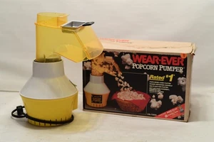 Vintage Wear Ever Popcorn Pumper Hot Air Popper 73000 Orig Box Good Shape!! - Picture 1 of 21