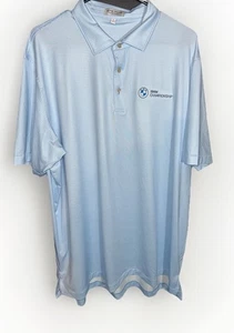 Peter Millar Golf Poloshirt Herren XL Sommer Komfort Blau BMW Championship - Bild 1 von 7