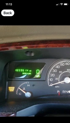 2003 2004 2005 Lincoln Town Car цифровой спидометр кластер 165,961 миль - Изображение 1 из 2