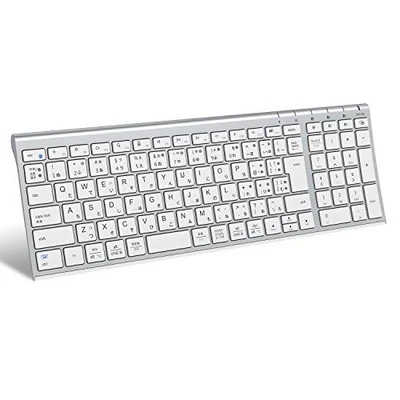 iClever Bluetooth Wireless Keyboard Japanese JIS Layout Can Connect 3 Devices - Image 1 of 4