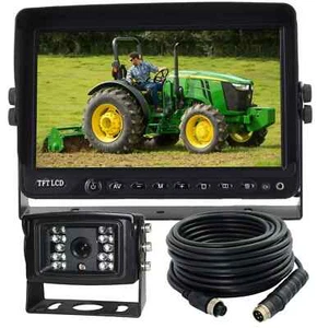SUPER CLEAR AHD 1080P 7" REAR VIEW REVERSING BACKUP CAMERA SYSTEM KIT SKID STEER - Picture 1 of 10