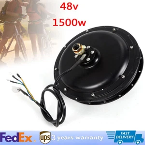 Bike Motor Rear Wheel Hub Motor Brushless Gearless 48V 1500 W Ebike Hub Motor - Picture 1 of 17