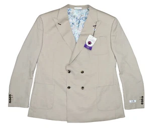 Tayion by Montee Holland 48L Classic Fit Men's Suit Separates Jacket NWT Tan - Picture 1 of 2