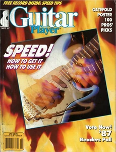 Guitar Player Magazine September 1987 Brian Stoltz Billy Cox Randy Hebert Speed - Picture 1 of 2