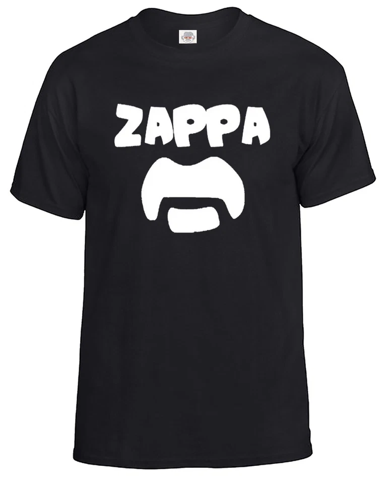 Frank Zappa T-Shirt Herren Schnurrbart Vintage 70er 80er 90er Band Stiff Rock Tee Top - Bild 1 von 1