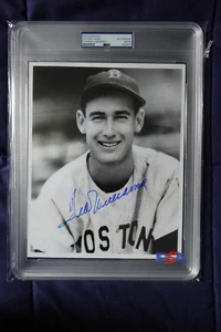 Ted Williams Autographed 8x10 Geo Brace Photo PSA SLAB Boston Red Sox Baseball - Picture 1 of 3