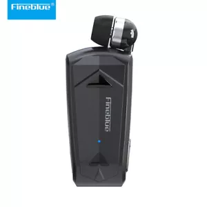 Bluetooth 5.3 Vibrating Retractable FineBlue F520 Headset Clip Business Earphone - Picture 1 of 17