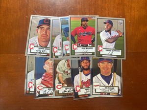 2021 Topps Chrome Anniversary Cleveland Indians/Guardians 10 Card No Dupe Lot 🔥
