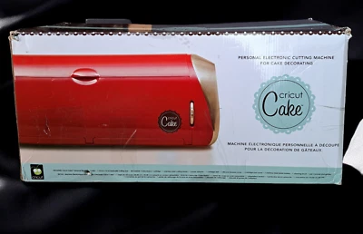 Red Cricut Cake Decorating Full Size Electronic Cutting Machine - Image 1 of 4