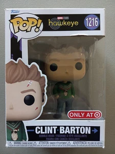 Funko POP! Marvel Hawkeye Clint Barton #1216 {Target Exclusive} BOX NOT MINT - Picture 1 of 4