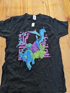 girls raya and the last dragon black t-shirt sz s - Picture 1 of 5