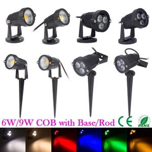 3W 6W 9W COB LED Outdoor Landscape Garden Yard Flood Spot Path Light 6 colors - Picture 1 of 4