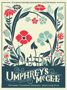 UMPHREY'S MCGEE CONCERT POSTER THE FILLMORE LTD EDITION SCREEN PRINT DAN STILES - Foto 1 di 1
