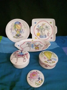 8 piezas. Villeroy & Boch Le Cirque circo caballo platos grandes platos de caja sin usar - Imagen 1 de 7