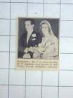 1936 Mr Gc Terry Marries Miss Mv Sandeman Brompton