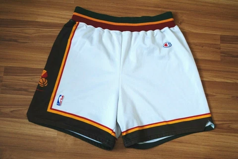 VINTAGE 80S 90S SEATTLE SUPERSONICS NBA CHAMPION SONICS SHORTS SIZE XL RARE Cover