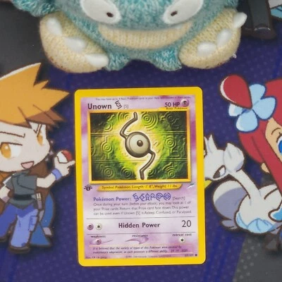 Unown S (1st Edition) 87/105 LP Common | WoTC: Neo Destiny Pokemon TCG - Image 1 of 2