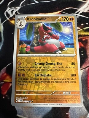 Krookodile 117/198 Sv01: Scarlet & Violet Base Set Reverse Holo - Image 1 of 2