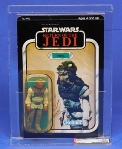 VINTAGE STAR WARS NIKTO FIGURE 77 BACK A MOC AFA 75-Y 1984 - Picture 1 of 9