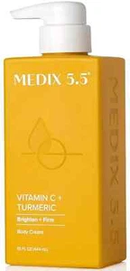 Medix 5.5 Vitamin C + Tumeric Face & Body Cream Lotion Moisturizer Anti-Aging - Picture 1 of 5